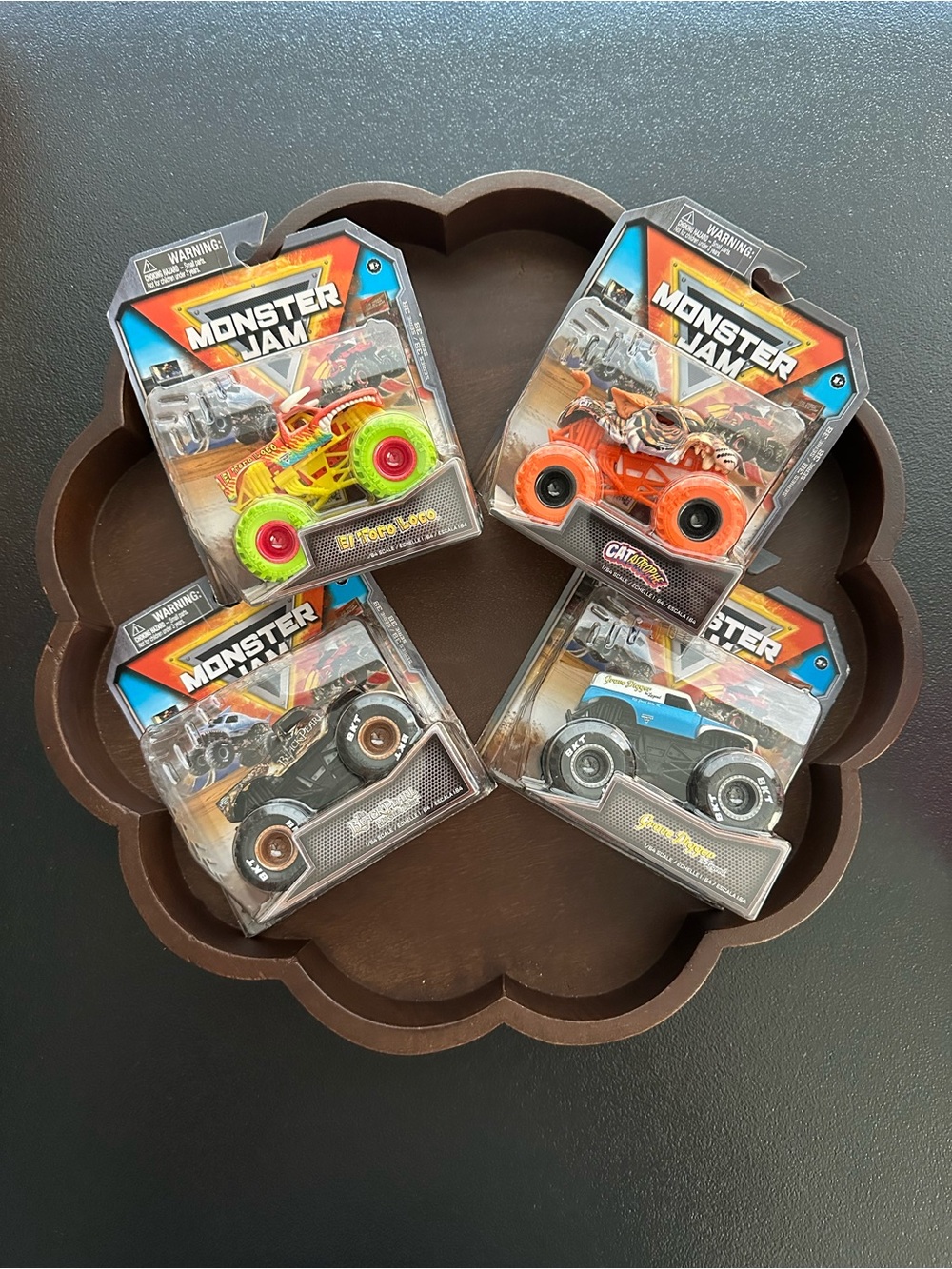 Monster Jam Monster Trucks Bundle of 4 Series 38